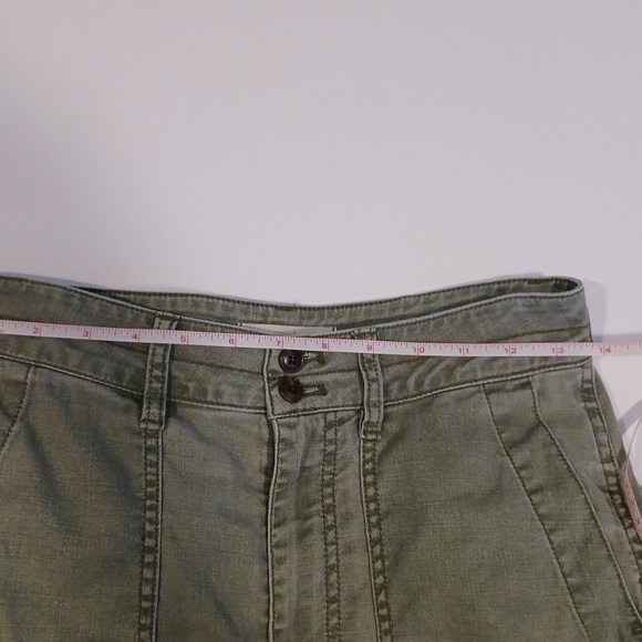 Madewell light green jeans womens plus size 26 several pockets front- back - Picture 9 of 16